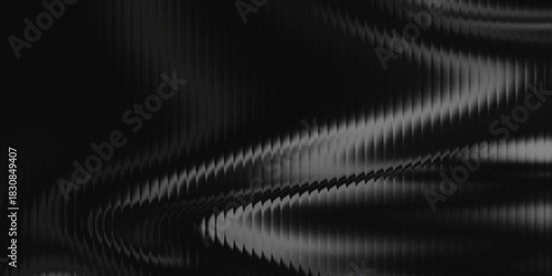Wallpaper Mural Moody Black and White Abstract Texture With Wave-Like Ridges and Digital Pattern Torontodigital.ca