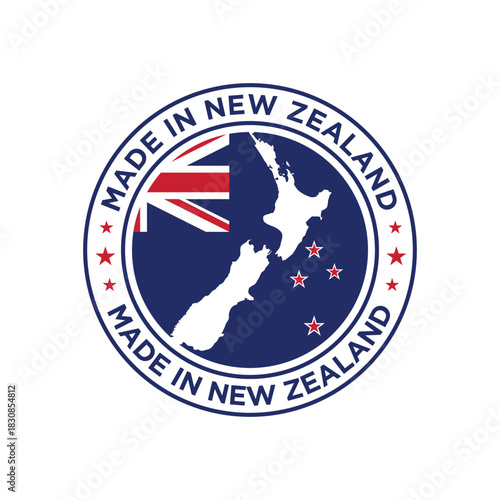 made in new zealand label stamp