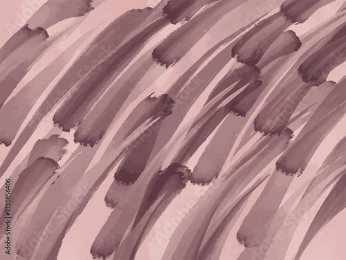 ブラウンの筆跡ストローク抽象背景ベクター /Brown Brush Stroke Abstract Background Vector