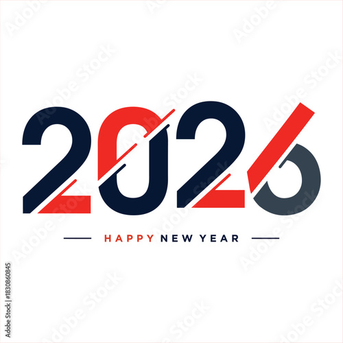 3D red New Year number design illustration with calendar and holiday symbol showing discount celebration and colorful vector logo for 2013 business sale