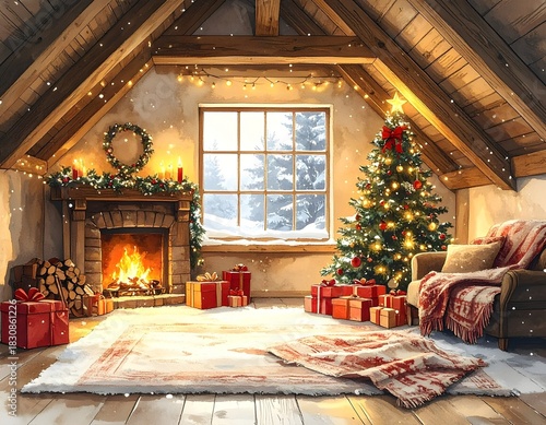 christmas tree interior
