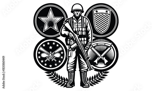 Soldier Silhouettes Collection