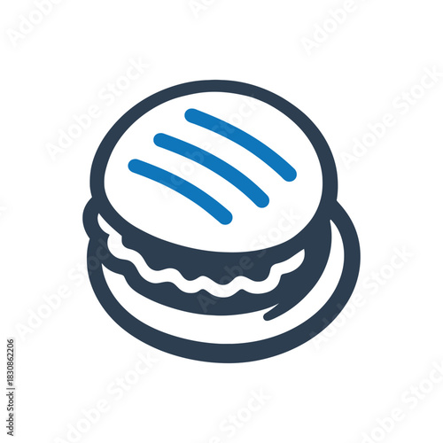 Grilled Beef Burger Sandwich Icon