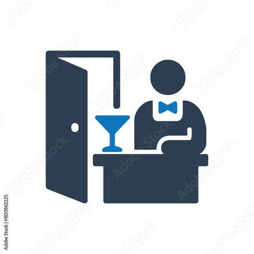 Nightclub Bar Entrance Icon