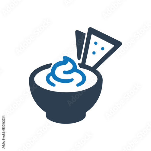 Mexican Nachos Dip Snack Icon