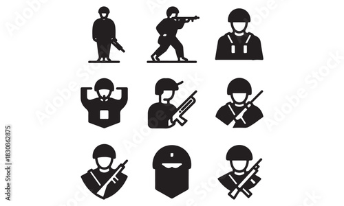 Soldier Silhouettes Collection