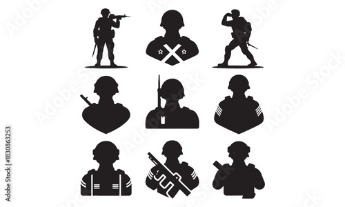 Soldier Silhouettes Collection