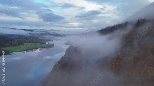 Breathtaking Cloudscape Above Loch Oich, Highlands, Scotland