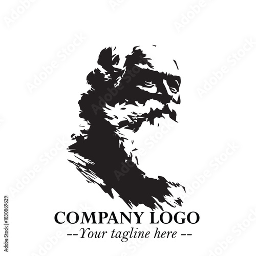 Wallpaper Mural Santa Claus Logo Symbol in Black on White Background for Classic Holiday Branding and Design ArtPlus Torontodigital.ca