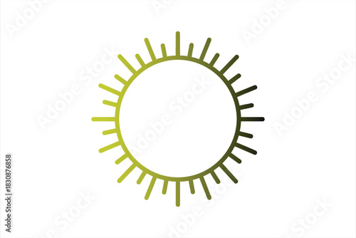Golden Sunburst Icon