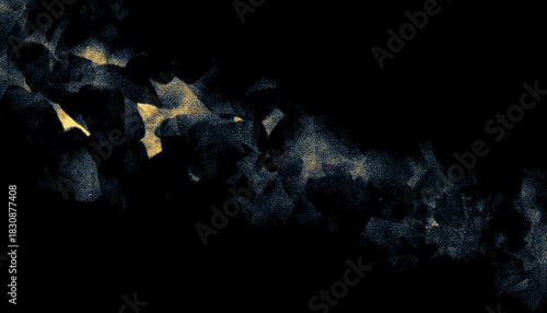 abstract grainy background with blue and yellow gradient  and noise texture, banner, header, poster