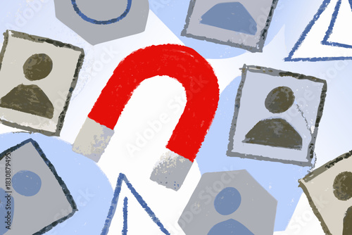 Lead Generation Magnet Attracting New Customers for Inbound Marketing Strategy