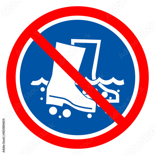 Disinfect Boots Symbol Sign, Vector Illustration, Isolate On White Background Label. EPS10