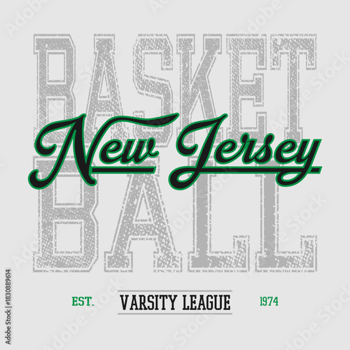 Retro typography university united states state vintage slogan print, 
highlighted grunge texture for graphic t-shirt or sweatshirt hoodie - Vector