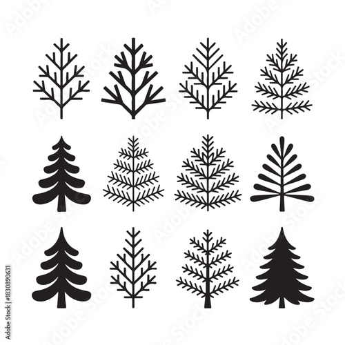 Snow Globe Icons Set