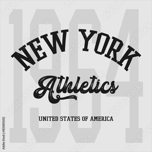 Retro typography university united states state vintage slogan print, 
highlighted grunge texture for graphic t-shirt or sweatshirt hoodie - Vector