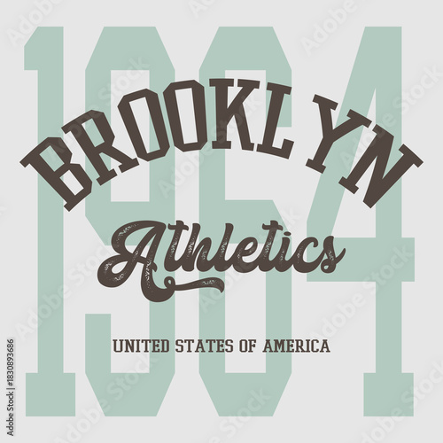 Retro typography university united states state vintage slogan print, 
highlighted grunge texture for graphic t-shirt or sweatshirt hoodie - Vector
