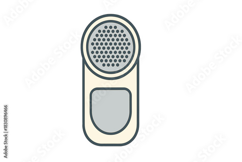 Compact electric lint remover tool for clothing maintenance and fabric care