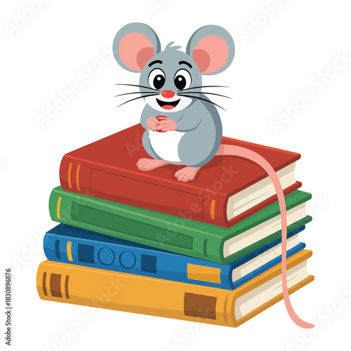 mouse and books