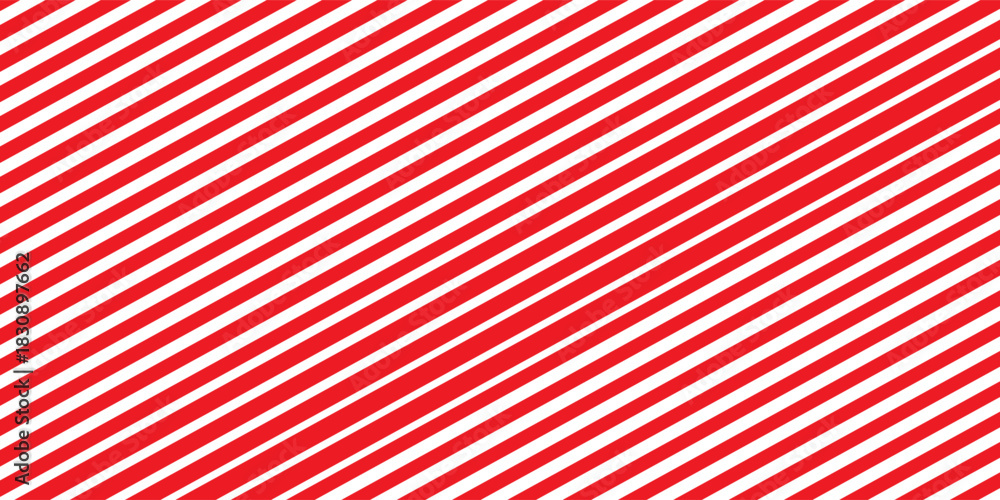 Naklejka premium Geometric red lines and halftone dots in red colors, Seamless background christmas modern nice good art illustrations vector