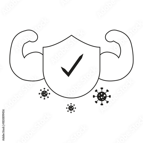 Shield icon. Security symbol template for logo vector illustration collection for graphic and web design.