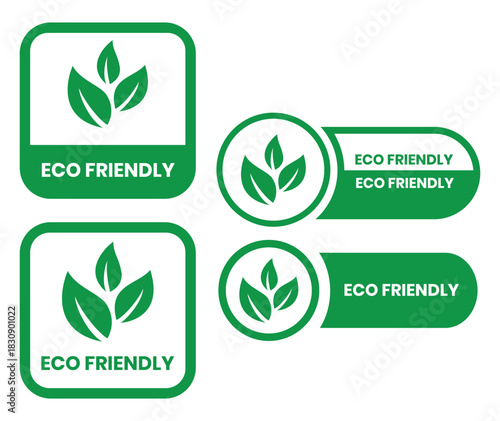 Set of eco friendly icons. Ecologic food stamps. Organic natural food labels. eco friendly logo, label, sign, badge, symbol, banner, line, flat vector, isolated illustration.