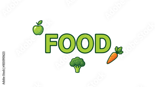 Healthy food concept with fresh fruits and vegetables perfect for nutrition.