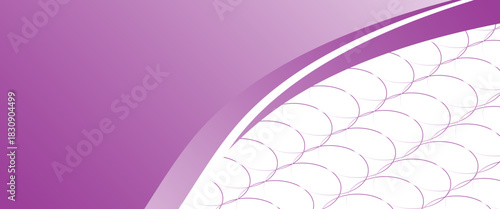 Curved Header and Footer Element . Abstrack Purple with waves . modern, web