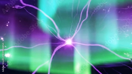 Radiant burst of energy fills the cosmos