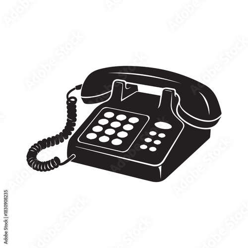 Black Ringing phone icon set. Telephone call sign. Smartphone ringing symbol on Transparent background. Vector illustration