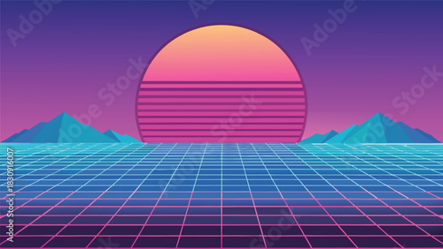 Soft neon pastel gradient with cyan and pink blend for vaporwave aesthetics