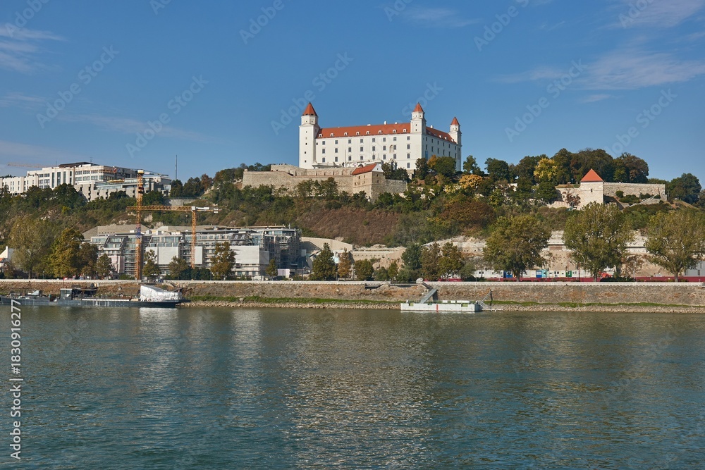 Fototapeta premium Castle building in Bratislava, Slovakia