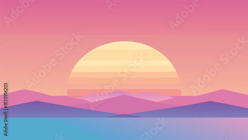 Soft pastel sunrise gradient background with smooth blend and minimalist aesthetic