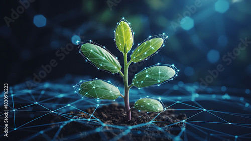 Plant with digital network