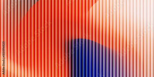 Colorful gradient background with ripple effect in blue, yellow, pink, and purple creates an aesthetic backdrop