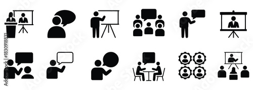 Empower your presentations with dynamic training and team collaboration graphics, ideal for showcasing strategic planning, effective communication, and innovative problem-solving in modern business