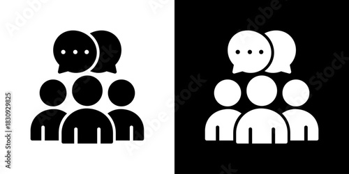Forum  Icon Vector Illustration. Flat Style Design Created For Creative Flexibility In Light And Dark Versions.