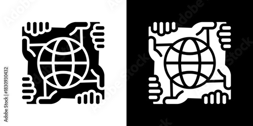 Solidarity Icon Vector Illustration. Flat Style Design Created For Creative Flexibility In Light And Dark Versions.