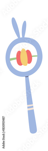 Beanbag newborn baby rattle toy