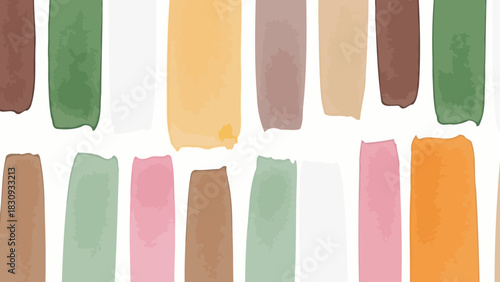 Watercolor Pastel Stripes A Simple, Colorful Background Pattern
