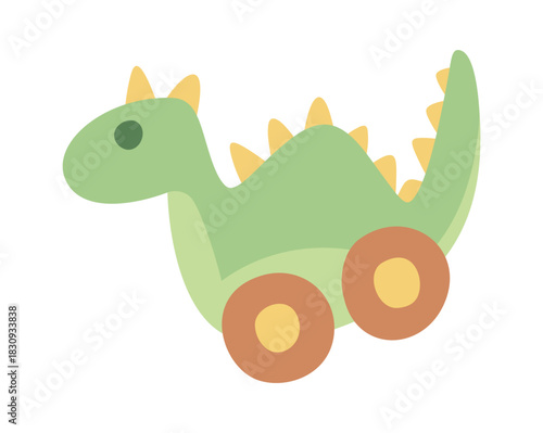 Wheeled dragon cute children toy