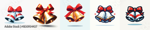 Jingle Bells for Christmas Vector Illustration