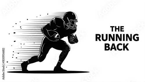 The Running Back A Dynamic Illustration of Athleticism, Speed, and Determination on the Football Field