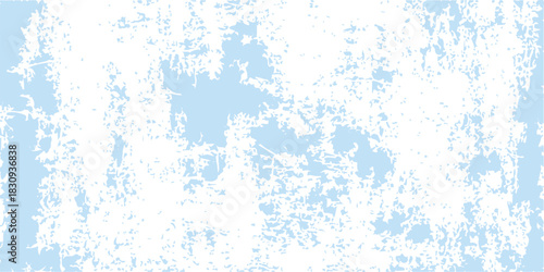Abstract blue grunge wall texture design featuring light ice and snow surface illustration