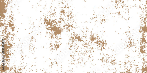 Aged brown wall pattern with old, rusty metal texture and a vintage rough paint grunge background