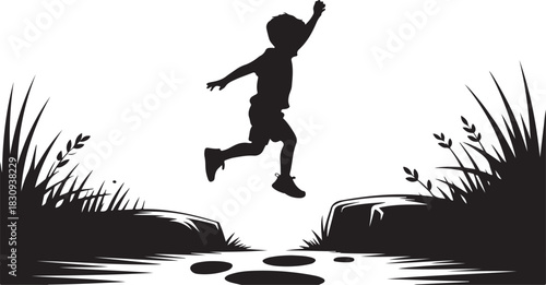 Abstract geometric composition with vibrant color blocks and clean lines suitable for modern design projects