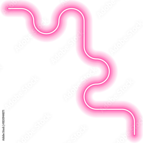 Neon line continues along squared wave route with evolving path flow.