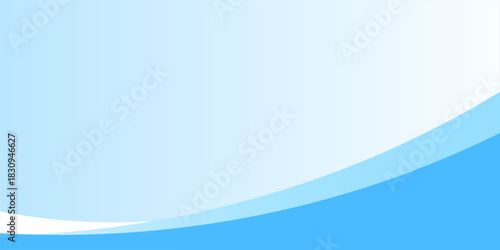 A smooth gradient background with light blue and white colors. The background features a soft, flowing texture with blue shades. Business style background, professional geometric background.