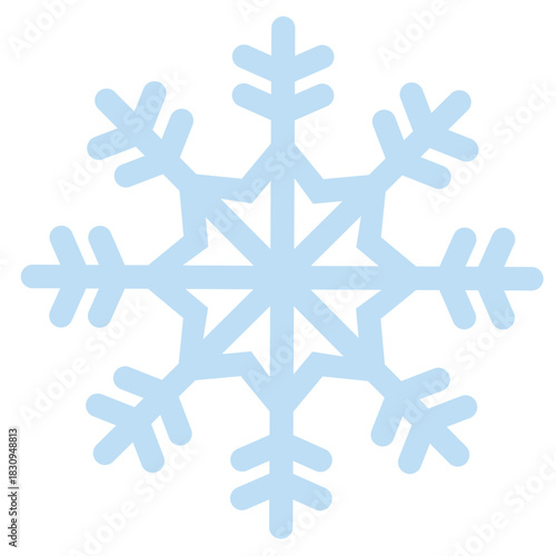 装飾用雪の結晶アイコン