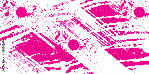 grunge pink splats vector background